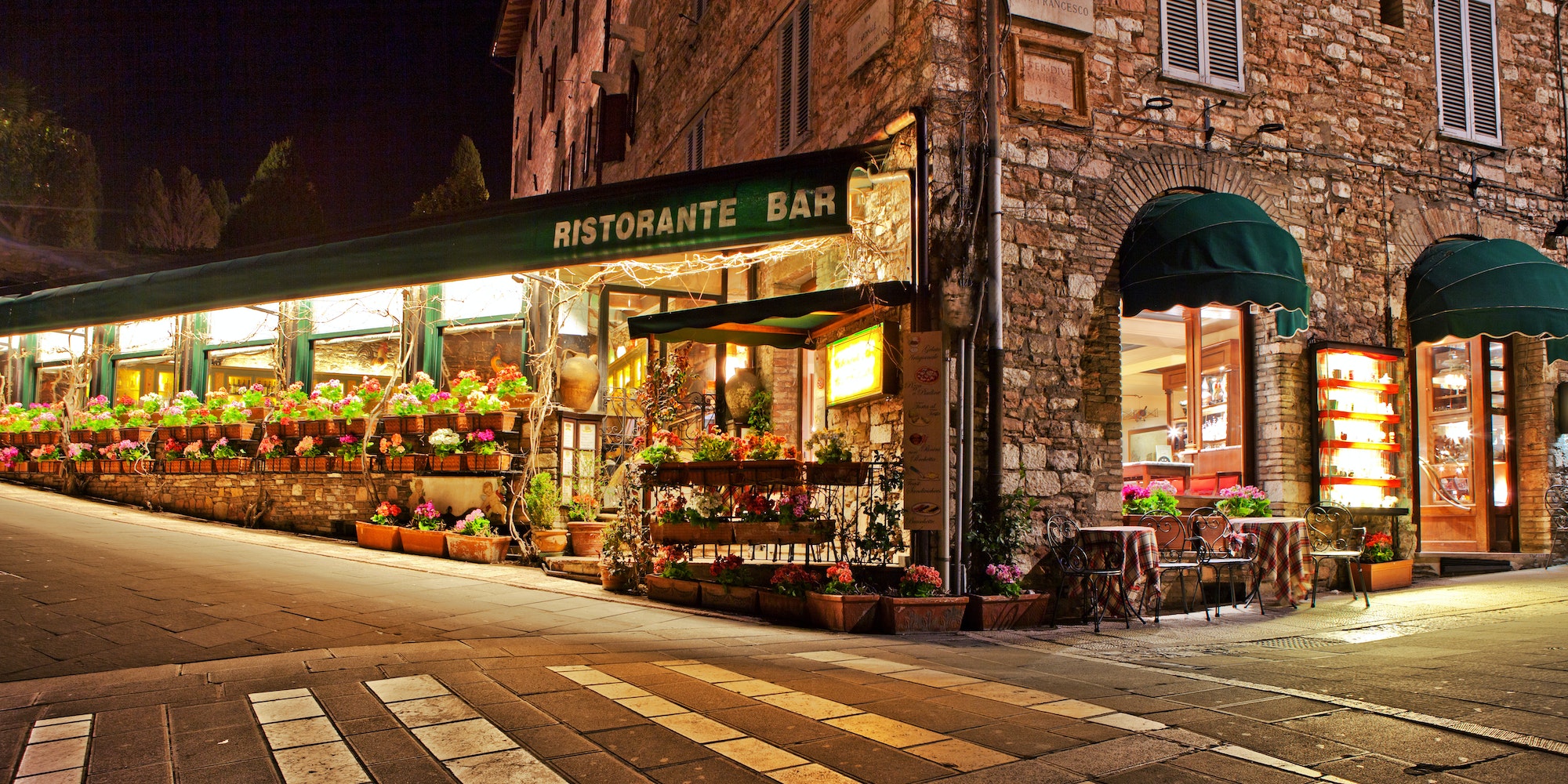 Italian Restaurant in Assisi Italy, Family Wellness Getaways